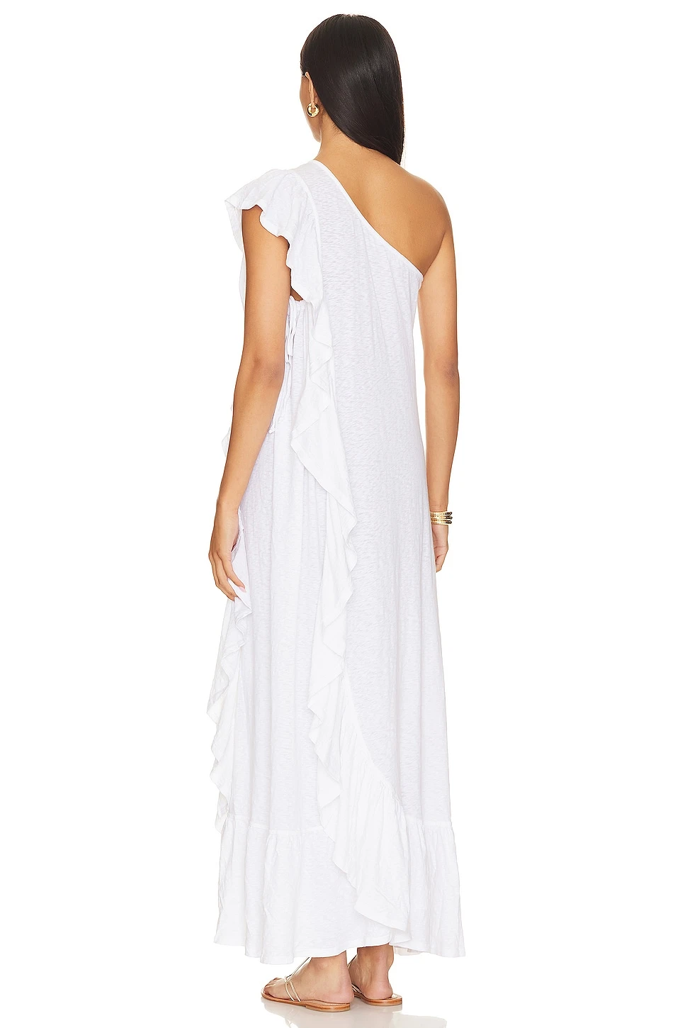 FREE PEOPLE ROBE MAXI ELISA Ivory 3 FREE PEOPLE ROBE MAXI ELISA Ivory – Image 3