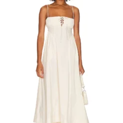FREE PEOPLE ROBE MI-LONGUE FIFI Ivory 8 FREE PEOPLE ROBE MI-LONGUE FIFI Ivory -Ravis Mode Soldes Boutique FREE WD2578 V1 2