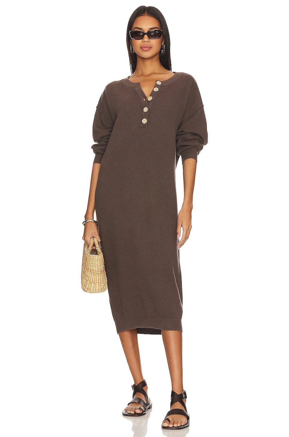 FREE PEOPLE ROBE-PULL HAILEE Au Lait 5 FREE PEOPLE ROBE-PULL HAILEE Au Lait – Image 5