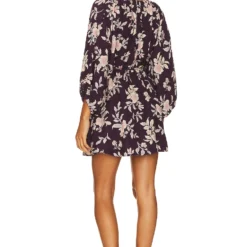 FREE PEOPLE ROBE COURTE PORTIA Black Cherry -Ravis Mode Soldes Boutique FREE WD2620 V3