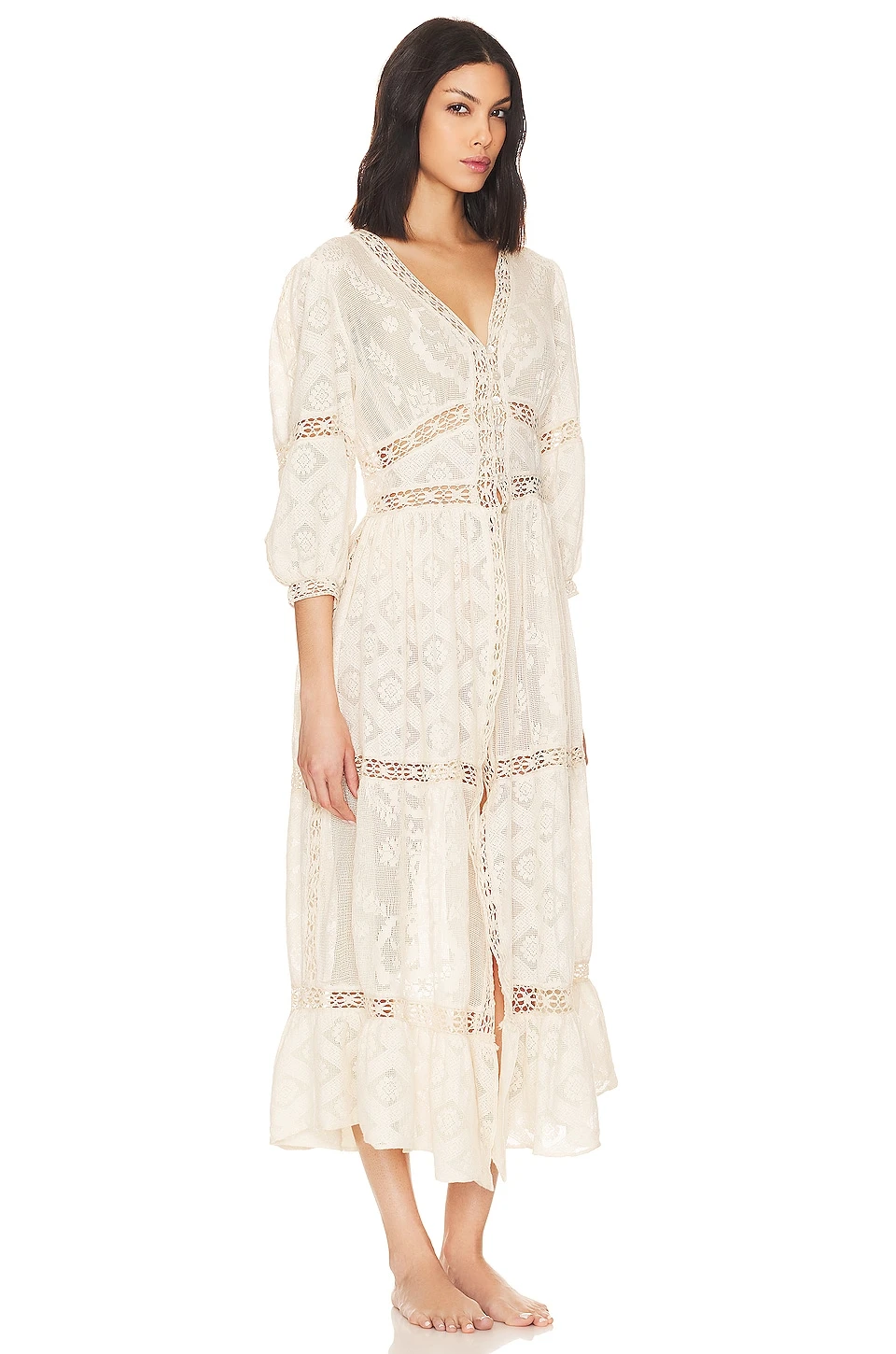 FREE PEOPLE See Me At Sunset Robe Tea 3 FREE PEOPLE See Me At Sunset Robe Tea – Image 3