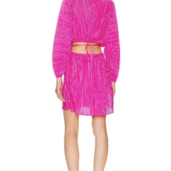 GOOD AMERICAN ROBE COURTE ALWAYS FITS Fuchsia Pink001 -Ravis Mode Soldes Boutique GAME WD22 V5