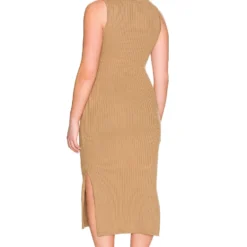 GOOD AMERICAN ROBE BELTED Taupe001 -Ravis Mode Soldes Boutique GAME WD3 V6