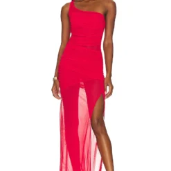ROBE MAXI MONI Scarlet