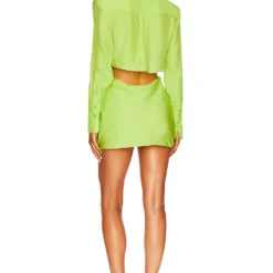 ROBE COURTE TOKAI Bright Green 7 ROBE COURTE TOKAI Bright Green -Ravis Mode Soldes Boutique GAUR WD85 V3