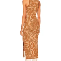 ROBE MI-LONGUE PALOMA Cinnamon 5 ROBE MI-LONGUE PALOMA Cinnamon -Ravis Mode Soldes Boutique HEAR WD299 V3