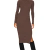 ROBE MI-LONGUE MILLER Bark