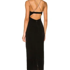 ROBE MI-LONGUE TROPICANO Black 5 ROBE MI-LONGUE TROPICANO Black -Ravis Mode Soldes Boutique HETR WD35 V3