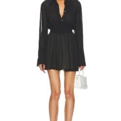 ROBE SHEER MINI Cream 9 ROBE SHEER MINI Cream -Ravis Mode Soldes Boutique HLSA WD24 V1