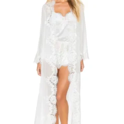 Helena Long Robe White