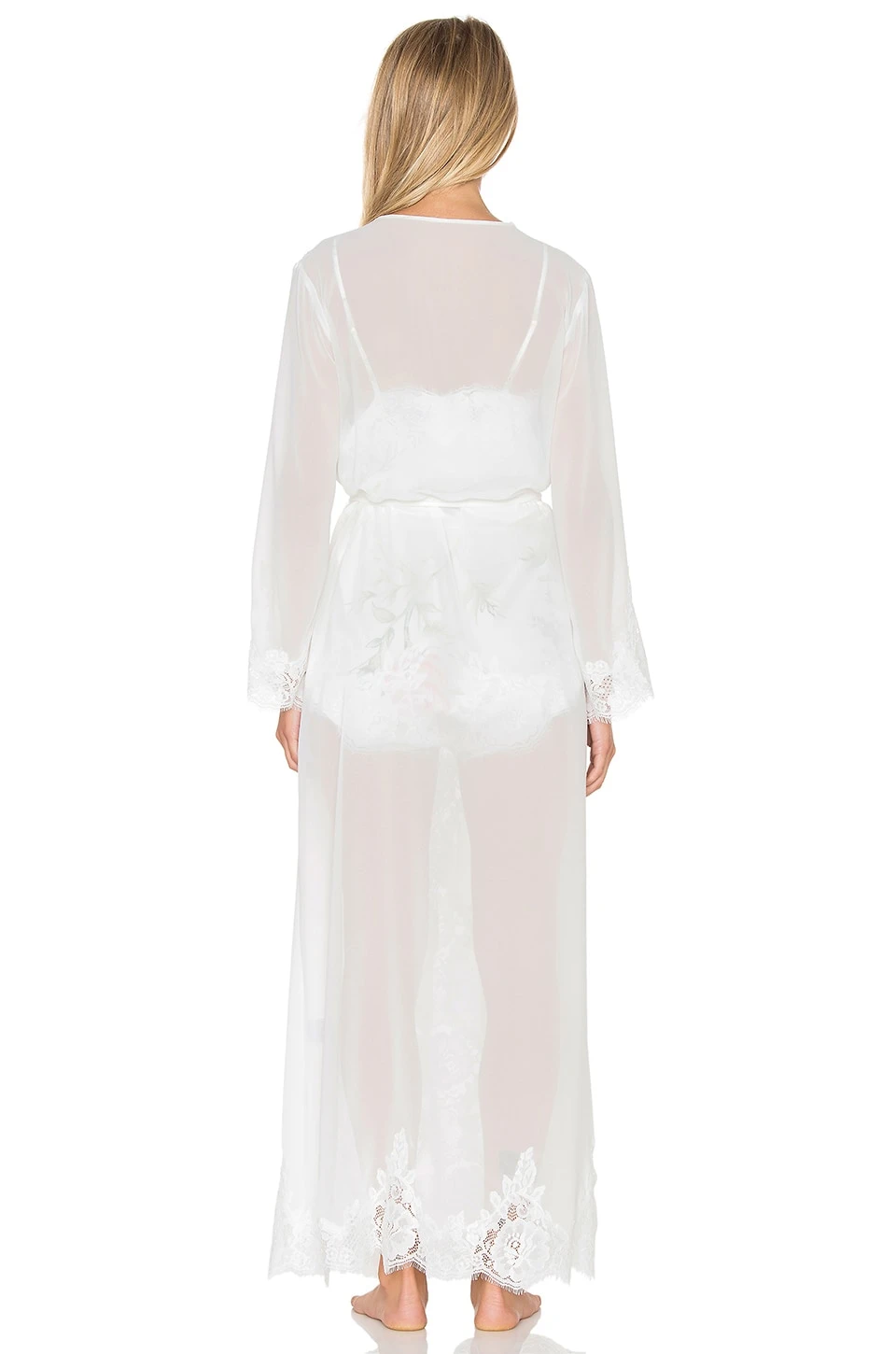 Helena Long Robe White 4 Helena Long Robe White – Image 4