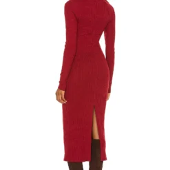 ROBE RIANNE Red 5 ROBE RIANNE Red -Ravis Mode Soldes Boutique HOOF WD772 V3