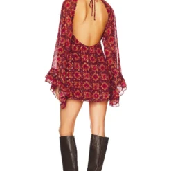 ROBE COURTE PAULA Pink Multi 6 ROBE COURTE PAULA Pink Multi -Ravis Mode Soldes Boutique HOOF WD904 V3