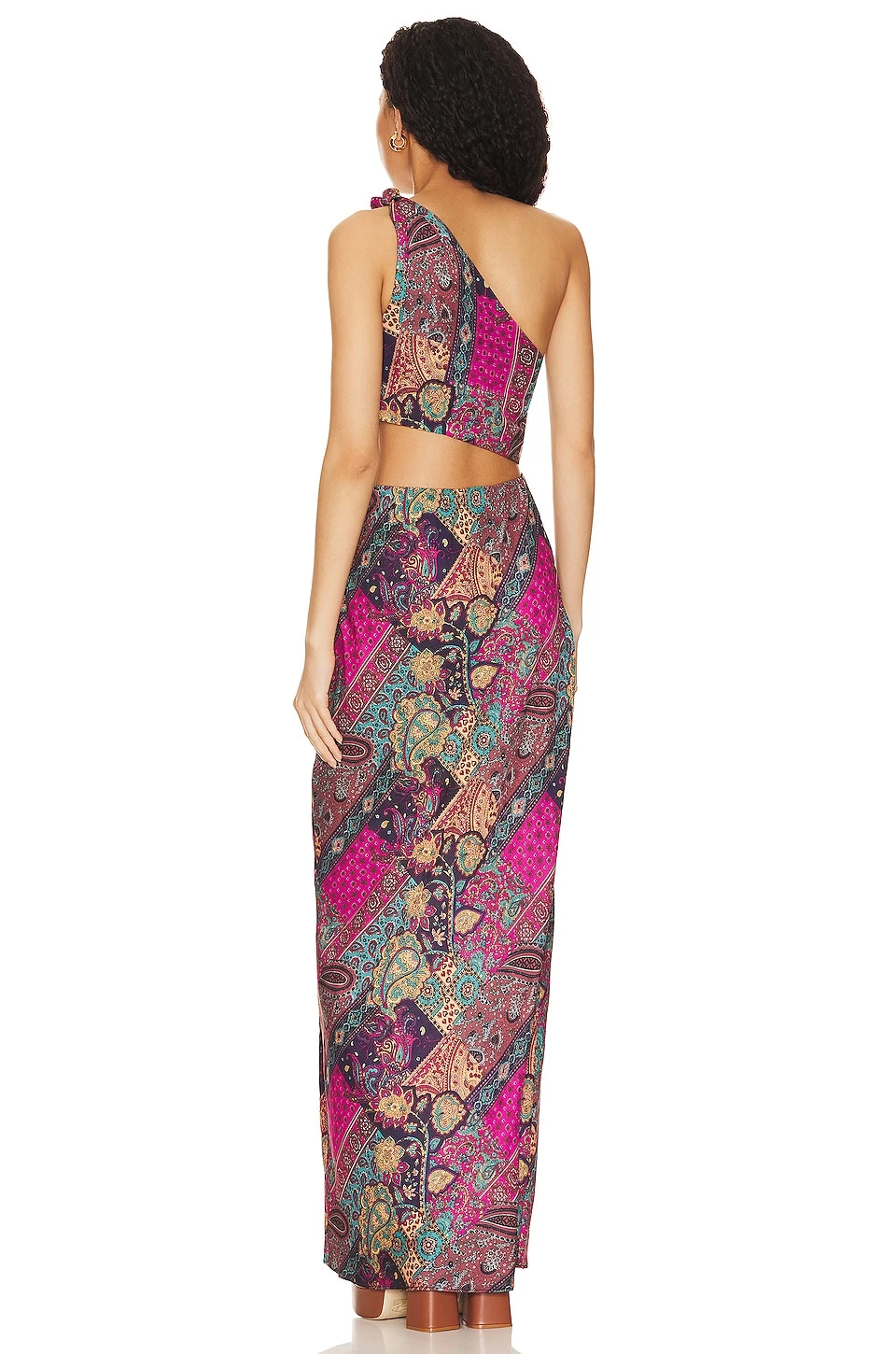 ROBE MARCILLY Pink Multi 3 ROBE MARCILLY Pink Multi – Image 3