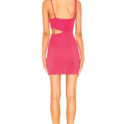 ROBE LAMBERT Hot Pink -Ravis Mode Soldes Boutique HURR WD297 V3