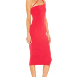 ROBE MI-LONGUE NIALL Two Tone Red 4 ROBE MI-LONGUE NIALL Two Tone Red -Ravis Mode Soldes Boutique HURR WD492 V2