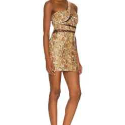 ROBE ELENA Tonal Brown -Ravis Mode Soldes Boutique HURR WD588 V2