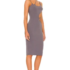 ROBE MI-LONGUE CECE Gray -Ravis Mode Soldes Boutique HURR WD592 V2