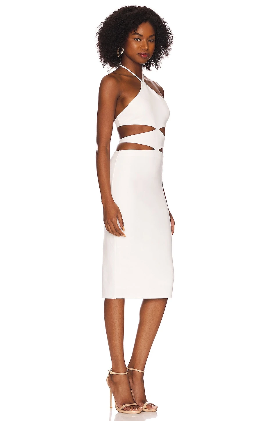 ROBE MI-LONGUE SILVANA White 2 ROBE MI-LONGUE SILVANA White – Image 2