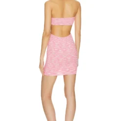 ROBE JERI Pink Spacedye -Ravis Mode Soldes Boutique HURR WD653 V3
