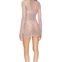 ROBE EMMA Mauve -Ravis Mode Soldes Boutique HURR WD661 V3