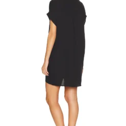 ROBE CHEMISE LAURA Black -Ravis Mode Soldes Boutique INDA WD852 V3