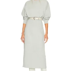 Isabel Marant Etoile ROBE MIDI EN MAILLE MEG Light Blue