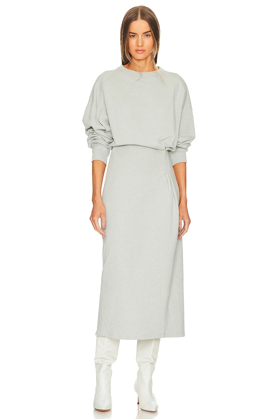 Isabel Marant Etoile ROBE MIDI EN MAILLE MEG Light Blue 2 Isabel Marant Etoile ROBE MIDI EN MAILLE MEG Light Blue – Image 2