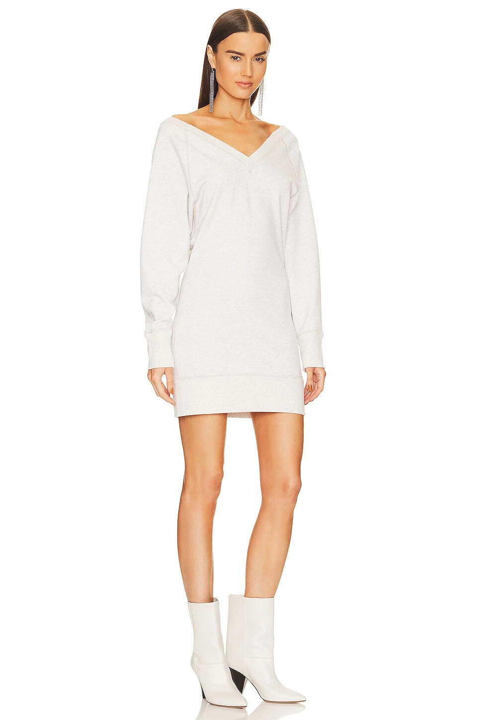 Isabel Marant Etoile ROBE MINI EN MAILLE MANUELA Ecru 3 Isabel Marant Etoile ROBE MINI EN MAILLE MANUELA Ecru – Image 3