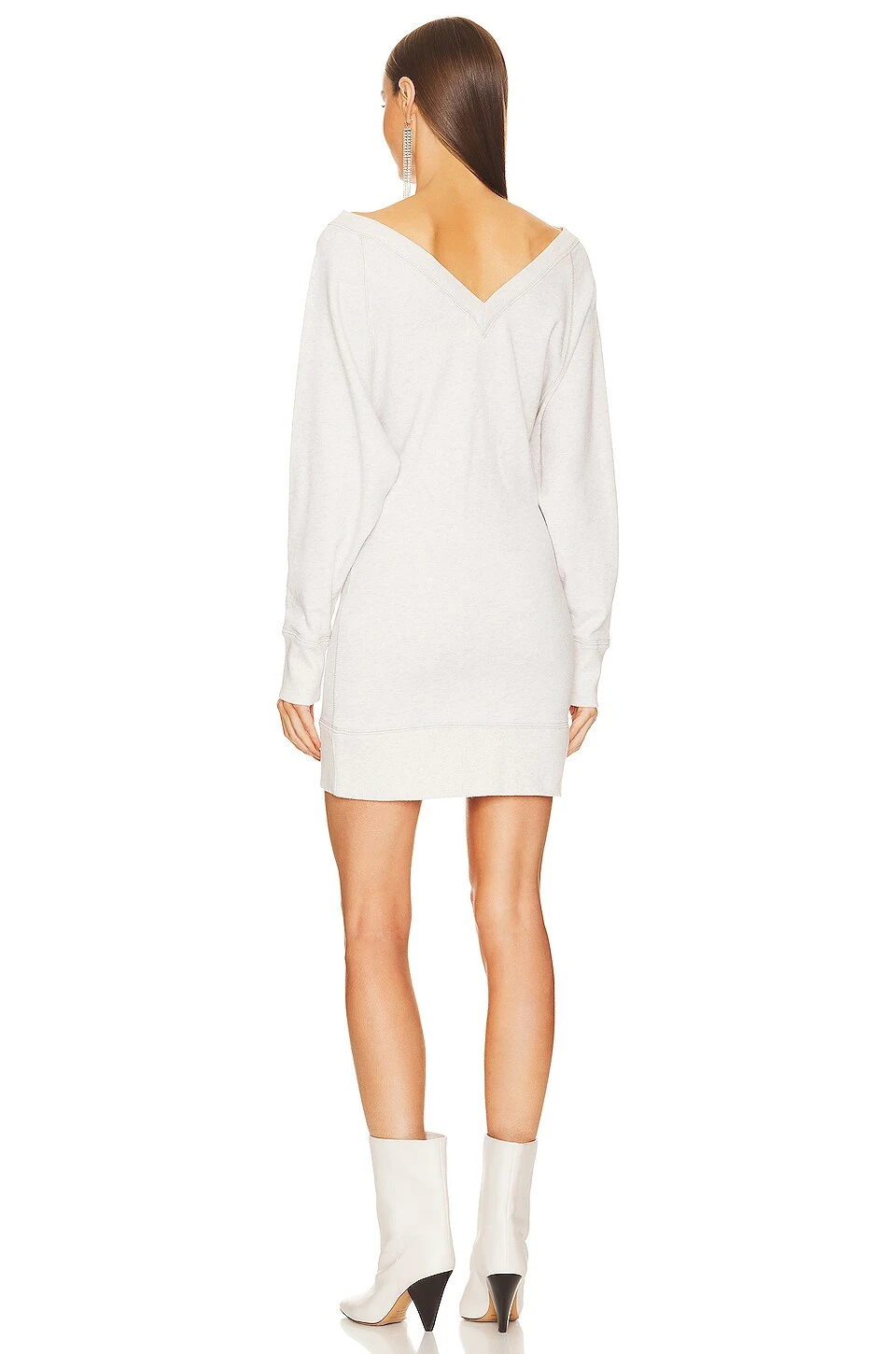 Isabel Marant Etoile ROBE MINI EN MAILLE MANUELA Ecru 4 Isabel Marant Etoile ROBE MINI EN MAILLE MANUELA Ecru – Image 4