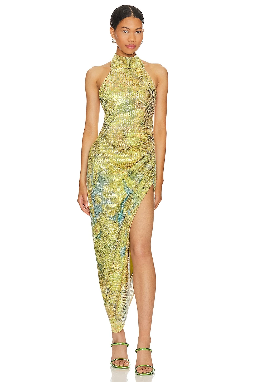 ROBE MARISSA Lima Green 1 ROBE MARISSA Lima Green