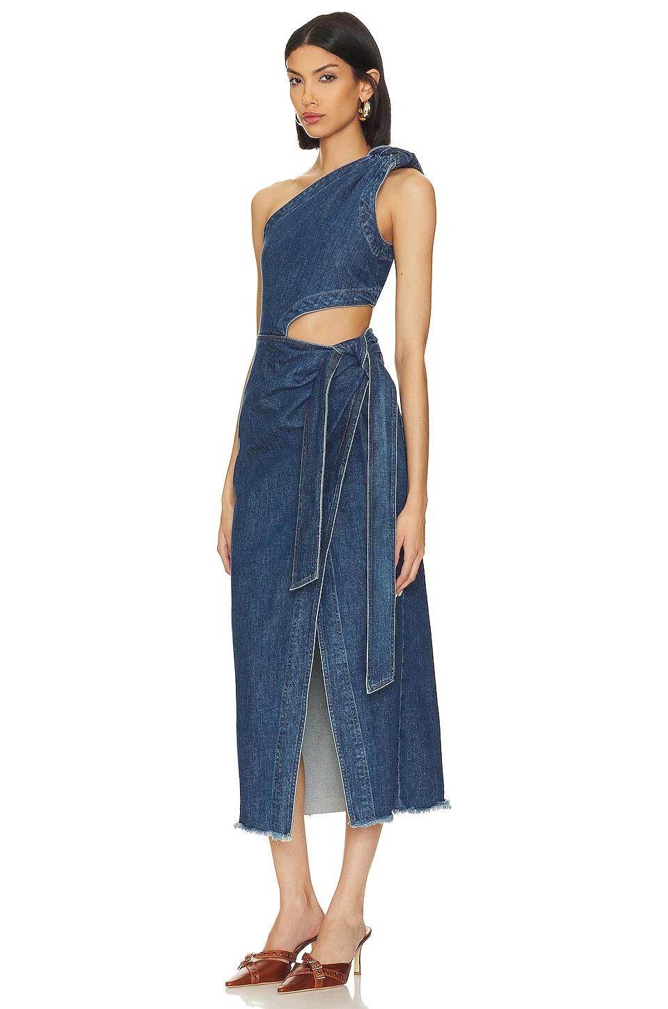 ROBE MIDI EN DENIM DORAN Covina 3 ROBE MIDI EN DENIM DORAN Covina – Image 3