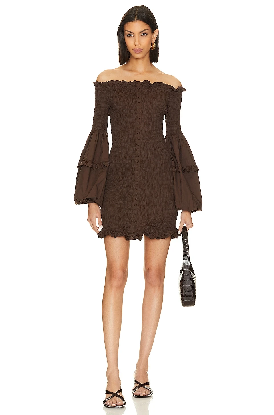 ROBE KARLIE Chocolate 1 ROBE KARLIE Chocolate
