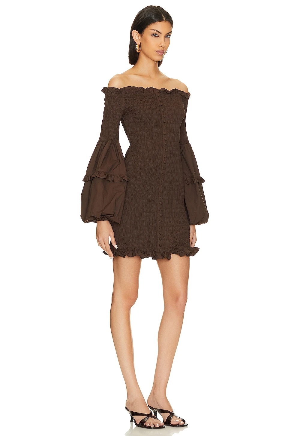 ROBE KARLIE Chocolate 2 ROBE KARLIE Chocolate – Image 2
