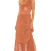 ROBE MAXI IBERIAN Rust