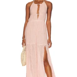 ROBE MAXI ALTAIR Peach