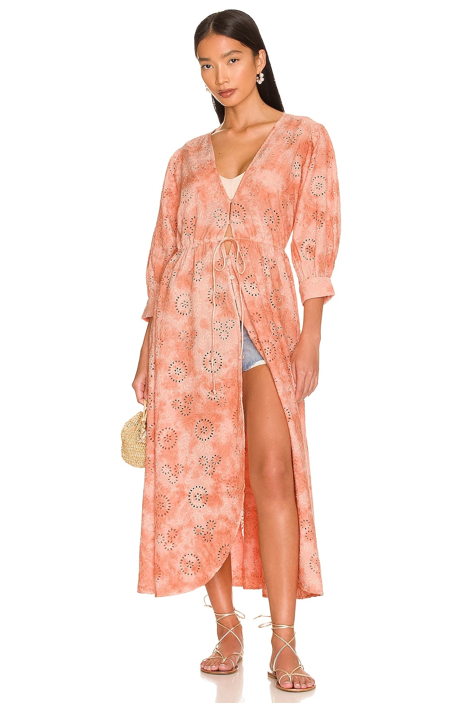Ashbury Swirl Maiden Robe Asbury Swirl Apricot 2 Ashbury Swirl Maiden Robe Asbury Swirl Apricot – Image 2