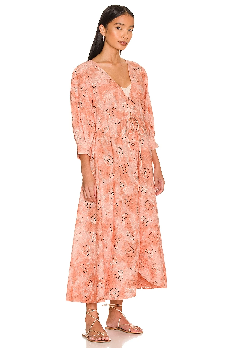 Ashbury Swirl Maiden Robe Asbury Swirl Apricot 3 Ashbury Swirl Maiden Robe Asbury Swirl Apricot – Image 3