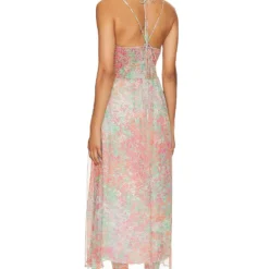 Joie ROBE MIK Greenbriar Multi 5 Joie ROBE MIK Greenbriar Multi -Ravis Mode Soldes Boutique JOIE WD580 V3