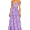 ROBE MAXI MARLI Lavender