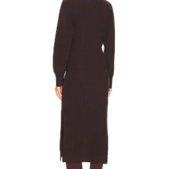 ROBE JUDITH Chocolate 5 ROBE JUDITH Chocolate -Ravis Mode Soldes Boutique JSKI WD177 V3