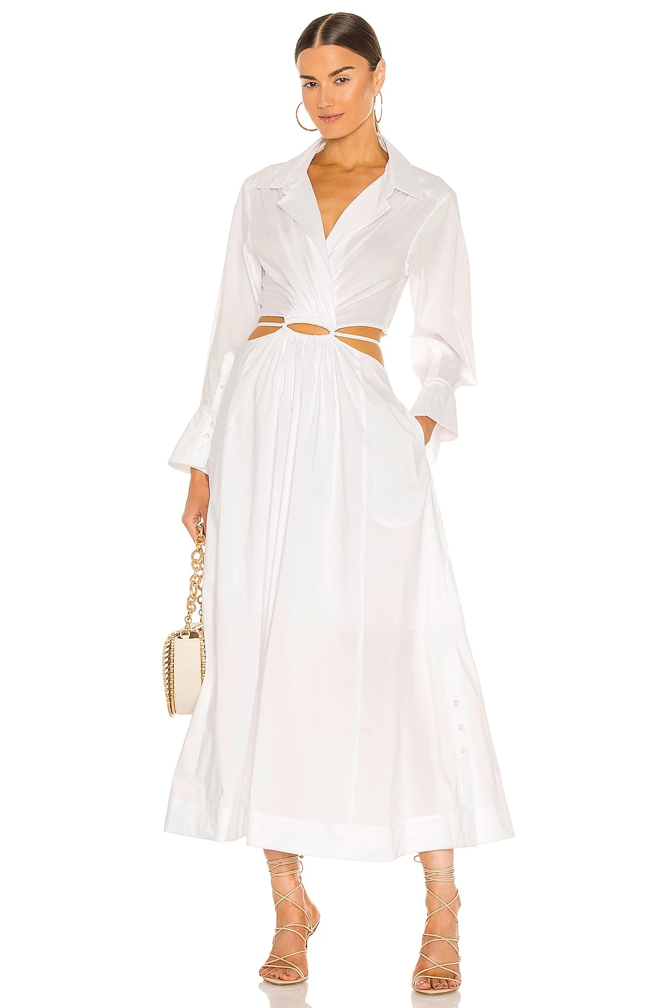 ROBE MAXI ALEX White 1 ROBE MAXI ALEX White