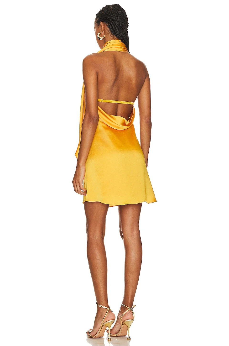 ROBE COURTE JADE Goldenrod 4 ROBE COURTE JADE Goldenrod – Image 4