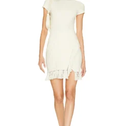 ROBE COURTE DEMITRIA White -Ravis Mode Soldes Boutique JSKI WD268 V5