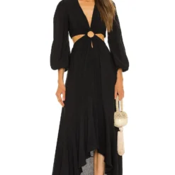 ROBE JAELYNN Black