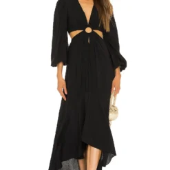 ROBE JAELYNN Black 7 ROBE JAELYNN Black -Ravis Mode Soldes Boutique JSKI WD46 V4