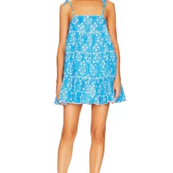 ROBE COURTE TRAPEZE Sapphire & Silver -Ravis Mode Soldes Boutique JULR WD44 V1 1