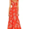 ROBE MARIGOT Tangerine Coral