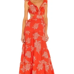 ROBE MARIGOT Tangerine Coral