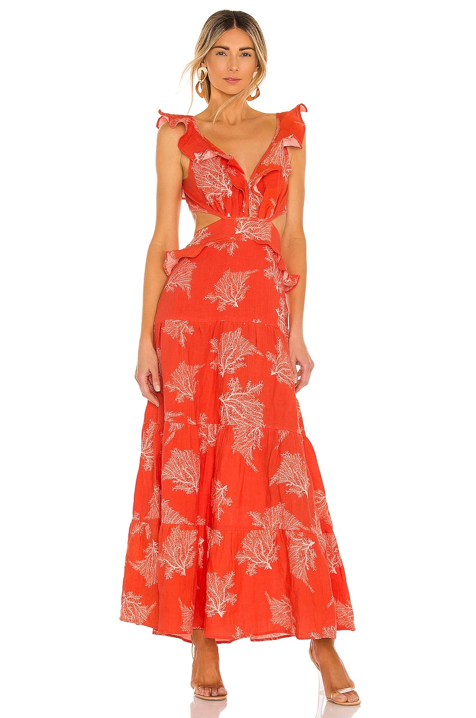 ROBE MARIGOT Tangerine Coral 1 ROBE MARIGOT Tangerine Coral